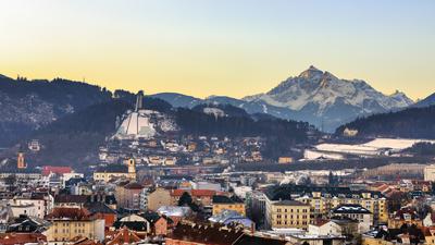 Winter in Innsbruck-stock-photo