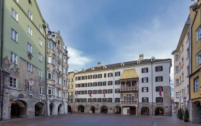 Winter in Innsbruck-stock-foto