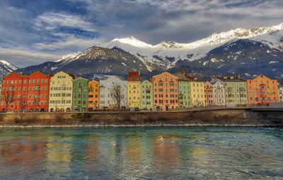 Winter in Innsbruck-stock-foto