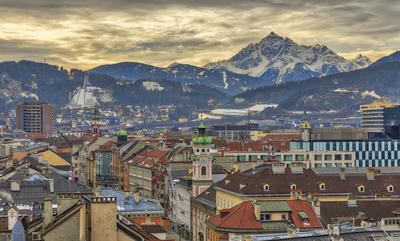 Innsbrucki kirándulás 2018 január-stock-photo