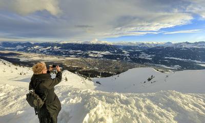 Winter in Innsbruck-stock-foto