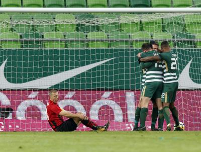 Ferencvarosi TC v Budapest Honved - Hungarian OTP Bank Liga-stock-photo