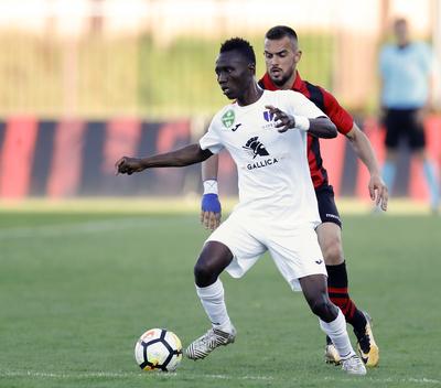 Budapest Honved v Ujpest FC - Hungarian OTP Bank Liga-stock-foto