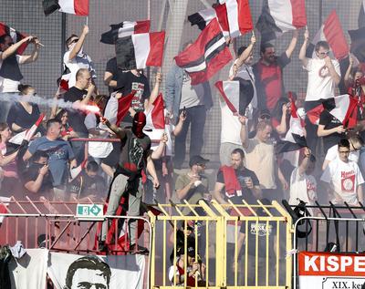 Budapest Honved v Ujpest FC - Hungarian OTP Bank Liga-stock-foto