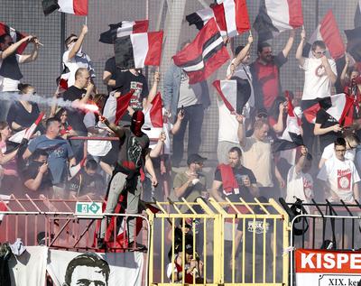 Budapest Honved v Ujpest FC - Hungarian OTP Bank Liga-stock-photo