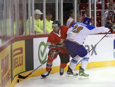 2018 IIHF Ice Hockey World Championship Division I Group A - Day One-stock-photo