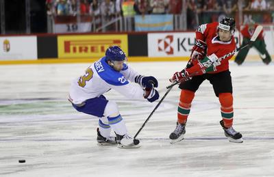 2018 IIHF Ice Hockey World Championship Division I Group A - Day One-stock-photo