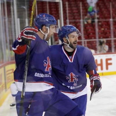 2018 IIHF Ice Hockey World Championship Division I Group A - Day One-stock-photo