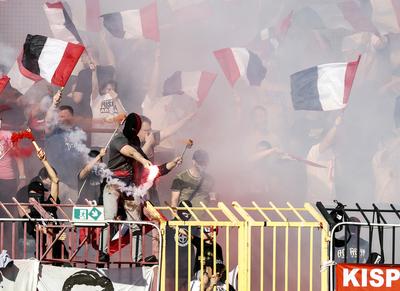 Budapest Honved v Ujpest FC - Hungarian OTP Bank Liga-stock-foto