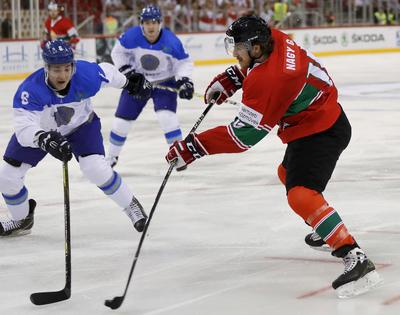 2018 IIHF Ice Hockey World Championship Division I Group A - Day One-stock-photo