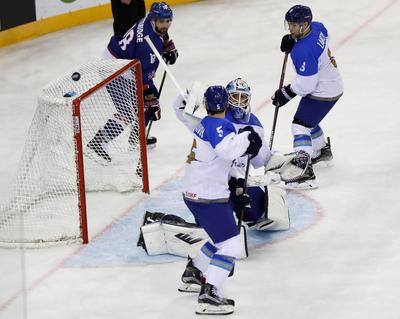 2018 IIHF Ice Hockey World Championship Division I Group A - Day Three-stock-photo