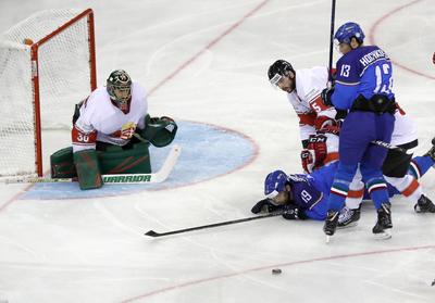 2018 IIHF Ice Hockey World Championship Division I Group A - Day Two-stock-photo