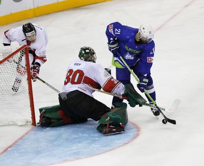 2018 IIHF Ice Hockey World Championship Division I Group A - Day Four-stock-photo