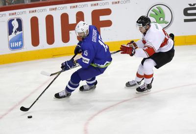 2018 IIHF Ice Hockey World Championship Division I Group A - Day Four-stock-photo