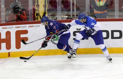 2018 IIHF Ice Hockey World Championship Division I Group A - Day Three-stock-photo