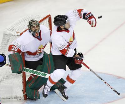 2018 IIHF Ice Hockey World Championship Division I Group A - Day Two-stock-foto