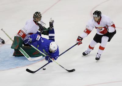 2018 IIHF Ice Hockey World Championship Division I Group A - Day Four-stock-foto