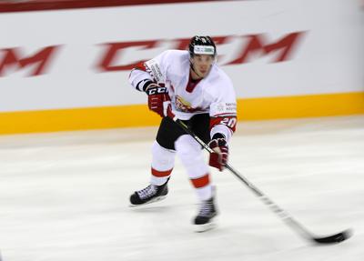 2018 IIHF Ice Hockey World Championship Division I Group A - Day Four-stock-foto