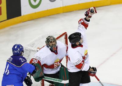 2018 IIHF Ice Hockey World Championship Division I Group A - Day Two-stock-foto