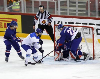 2018 IIHF Ice Hockey World Championship Division I Group A - Day Three-stock-foto