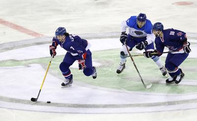 2018 IIHF Ice Hockey World Championship Division I Group A - Day Three-stock-photo