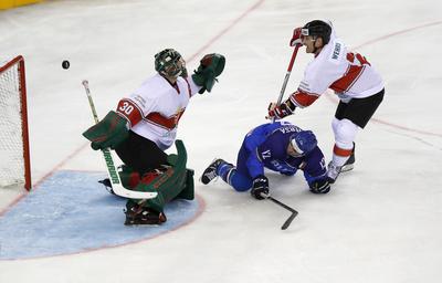 2018 IIHF Ice Hockey World Championship Division I Group A - Day Two-stock-foto
