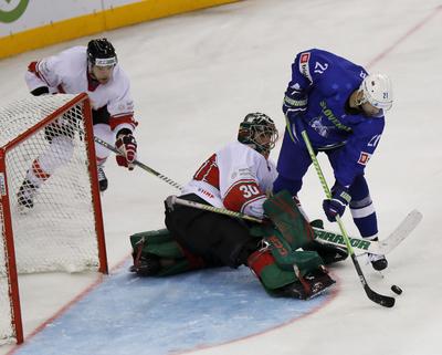 2018 IIHF Ice Hockey World Championship Division I Group A - Day Four-stock-foto
