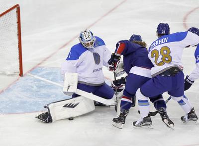 2018 IIHF Ice Hockey World Championship Division I Group A - Day Three-stock-photo