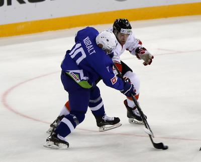 2018 IIHF Ice Hockey World Championship Division I Group A - Day Four-stock-photo