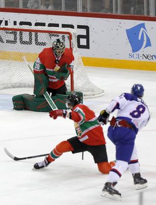 2018 IIHF Ice Hockey World Championship Division I Group A - Day Seven-stock-foto
