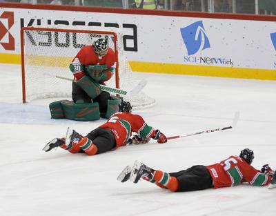 2018 IIHF Ice Hockey World Championship Division I Group A - Day Seven-stock-photo