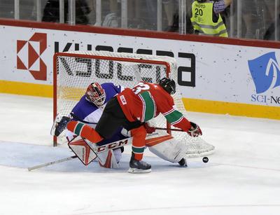 2018 IIHF Ice Hockey World Championship Division I Group A - Day Seven-stock-foto