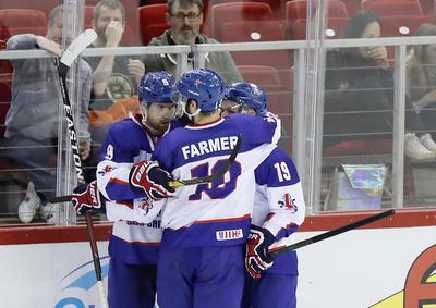 2018 IIHF Ice Hockey World Championship Division I Group A - Day Six-stock-foto