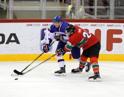 2018 IIHF Ice Hockey World Championship Division I Group A - Day Seven-stock-foto