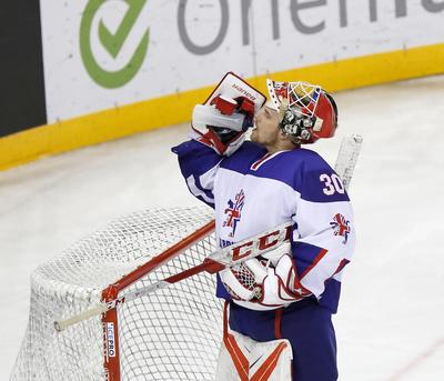 2018 IIHF Ice Hockey World Championship Division I Group A - Day Seven-stock-foto