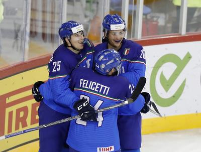 2018 IIHF Ice Hockey World Championship Division I Group A - Day Six-stock-photo