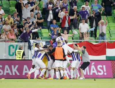 Puskas Akademia FC v Ujpest FC - Hungarian Cup Final-stock-photo