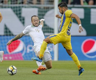 Ferencvarosi TC v Maccabi Tel-Aviv FC - UEFA Europa League First Qualifying Round-stock-photo