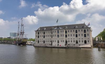 Cityscapes of Amsterdam-stock-photo