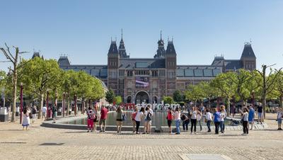 Cityscapes of Amsterdam-stock-photo