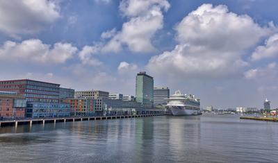 Cityscapes of Amsterdam-stock-photo