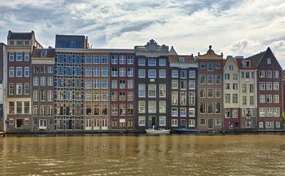 Cityscapes of Amsterdam-stock-photo