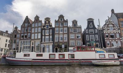 Cityscapes of Amsterdam-stock-photo