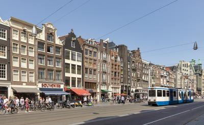 Cityscapes of Amsterdam-stock-photo