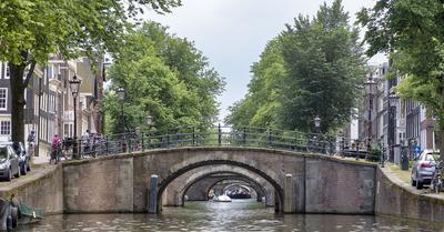 Cityscapes of Amsterdam-stock-photo