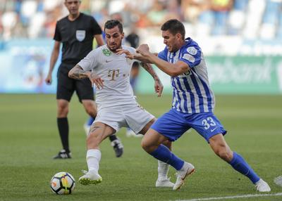 MTK Budapest v Ferencvarosi TC - Hungarian OTP Bank Liga-stock-photo