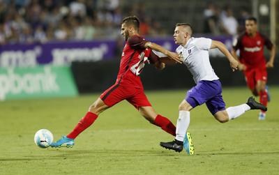 Ujpest FC v Sevilla FC - UEFA Europa League Second Qualifying Round: 2nd Leg-stock-foto