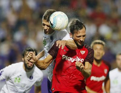 Ujpest FC v Sevilla FC - UEFA Europa League Second Qualifying Round: 2nd Leg-stock-photo