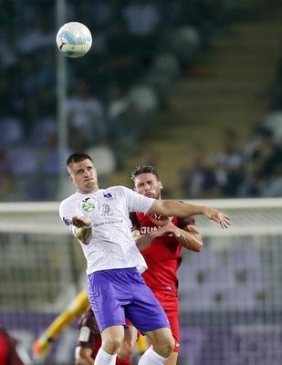 Ujpest FC v Sevilla FC - UEFA Europa League Second Qualifying Round: 2nd Leg-stock-photo