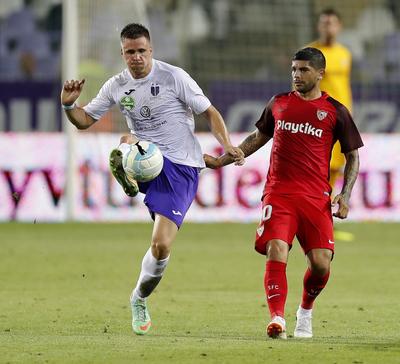 Ujpest FC v Sevilla FC - UEFA Europa League Second Qualifying Round: 2nd Leg-stock-foto